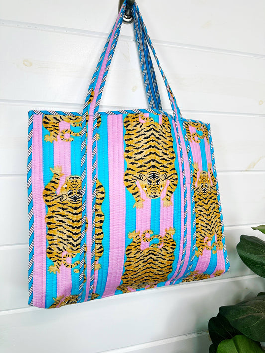 Cotton Candy Tiger Tote