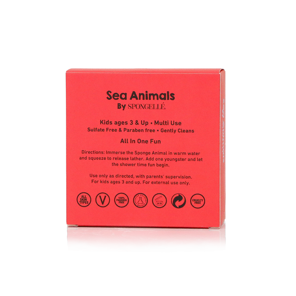 Fiona Fish Sea Animals Sponge |  Coastal Toys | Nautical
