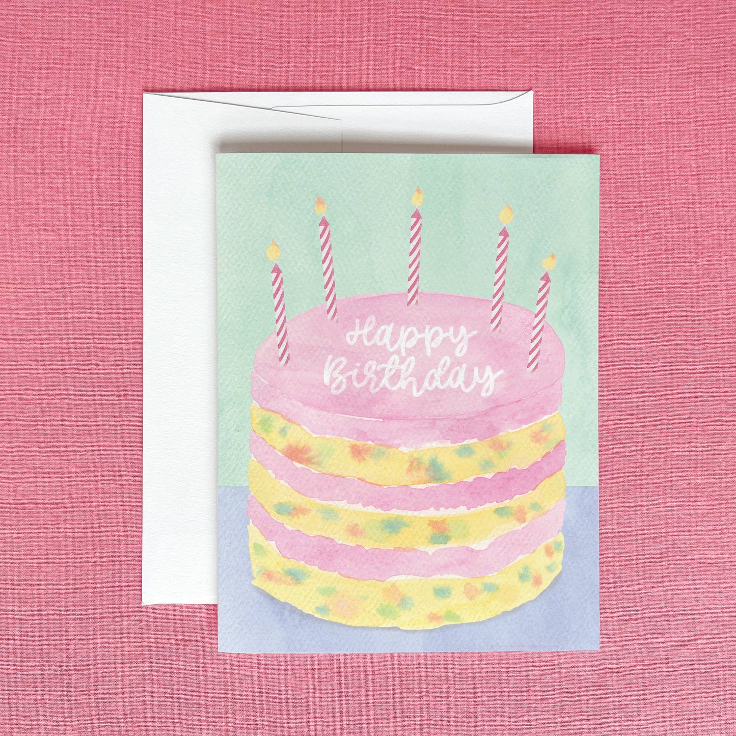 Sprinkle Cake Card