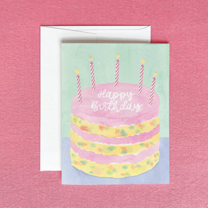 Sprinkle Cake Card