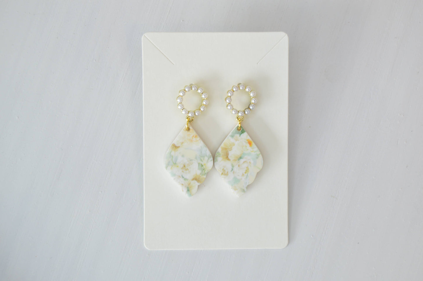 Acrylic Floral Earrings