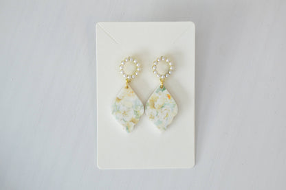 Acrylic Floral Earrings