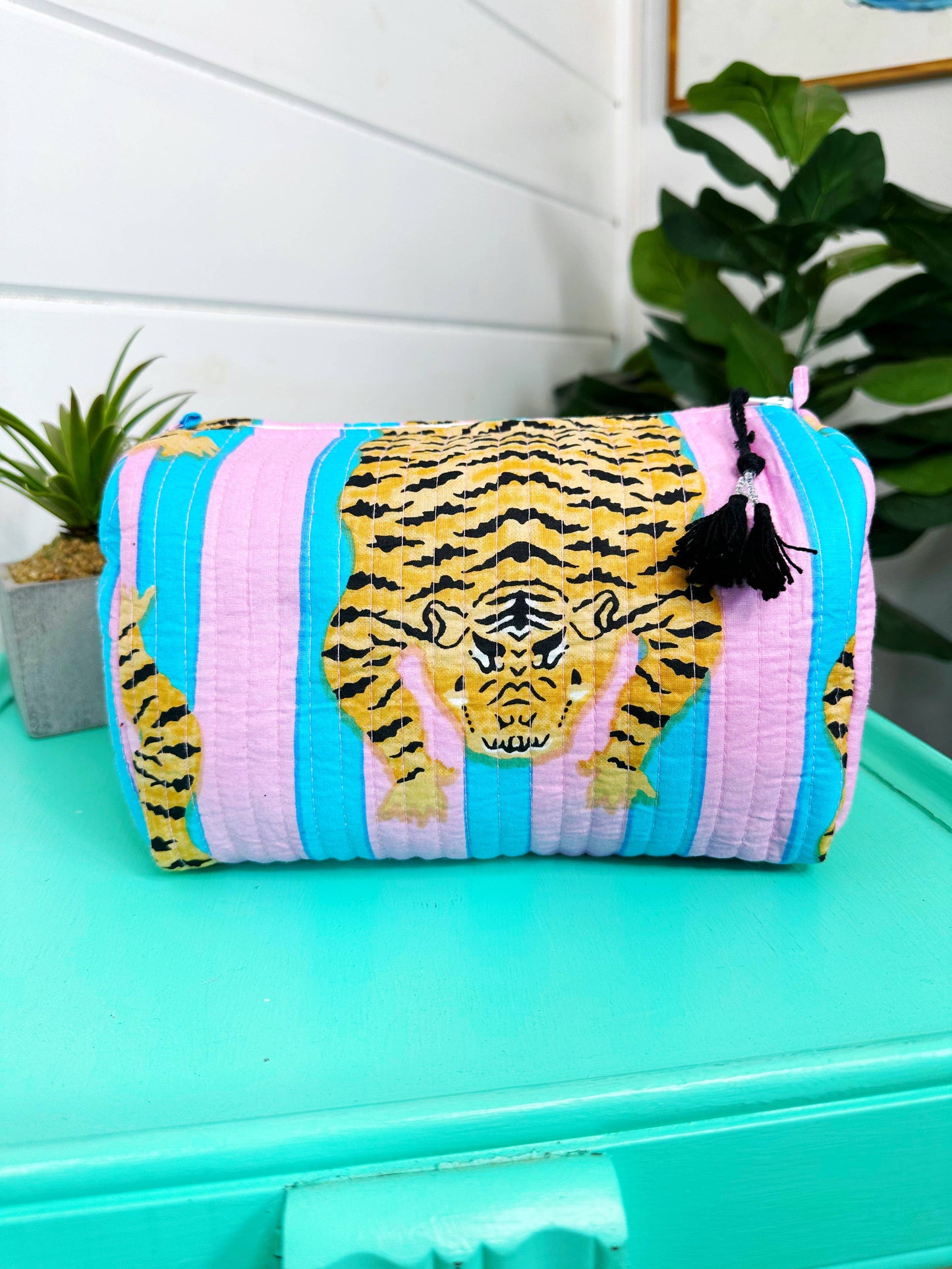 Cotton Candy Tigers- Makeup Bag