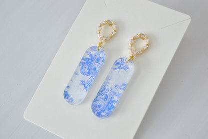 Oval Statement Earrings