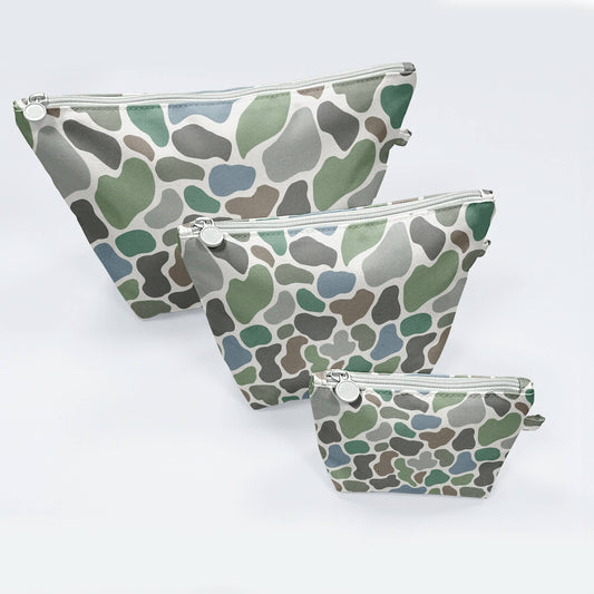 Pebble Camo Easy Clean Wipeable Pouch