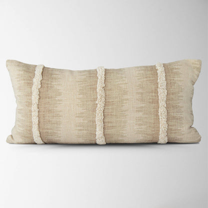 Zaylee Shibori Tufted Pillow Cover – Boho Decorative Accent