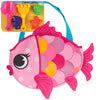 Fish beach tote w/ sand toys