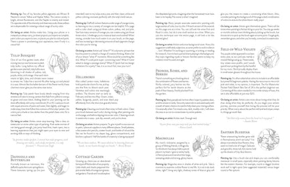 Kristy's Spring Cutting Garden: A Watercoloring Book