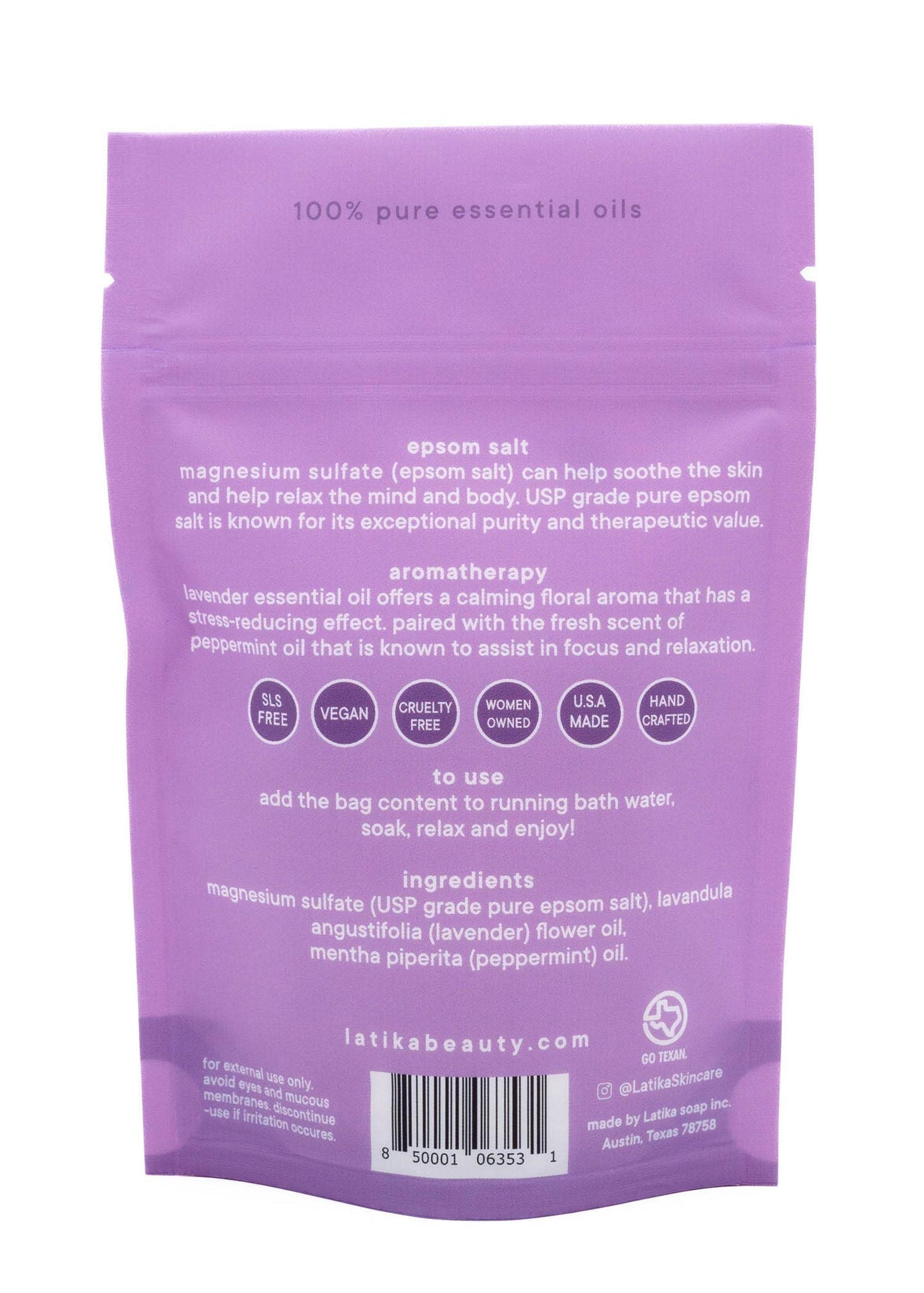 Lavender Mint Bath Soak