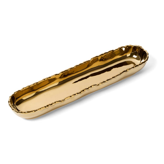 Gold Rock Cracker Tray