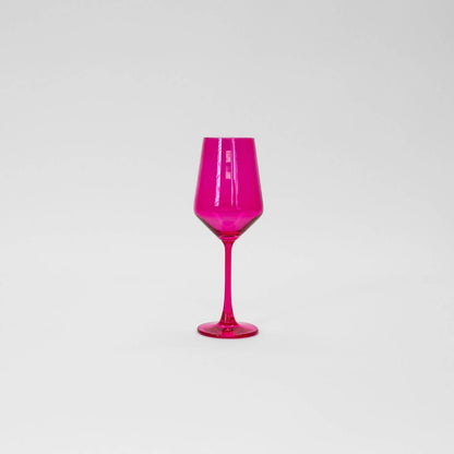 Hot Hot Pink -  Wine Glass