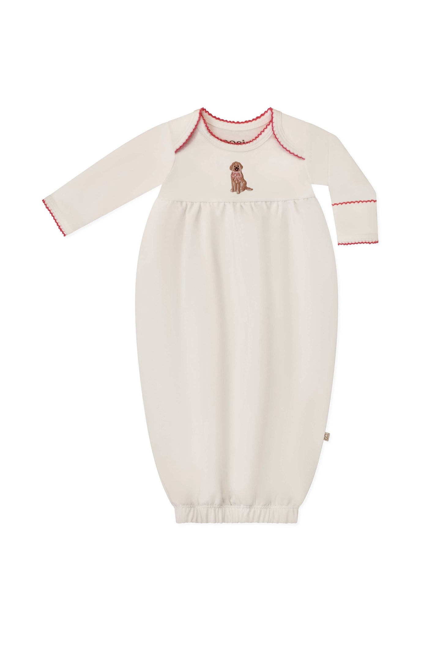 Doodle Puppy - Pip Embroidered Gown