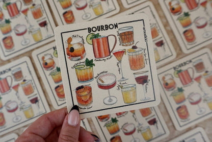 Classic Cocktail Coasters- Set of 4