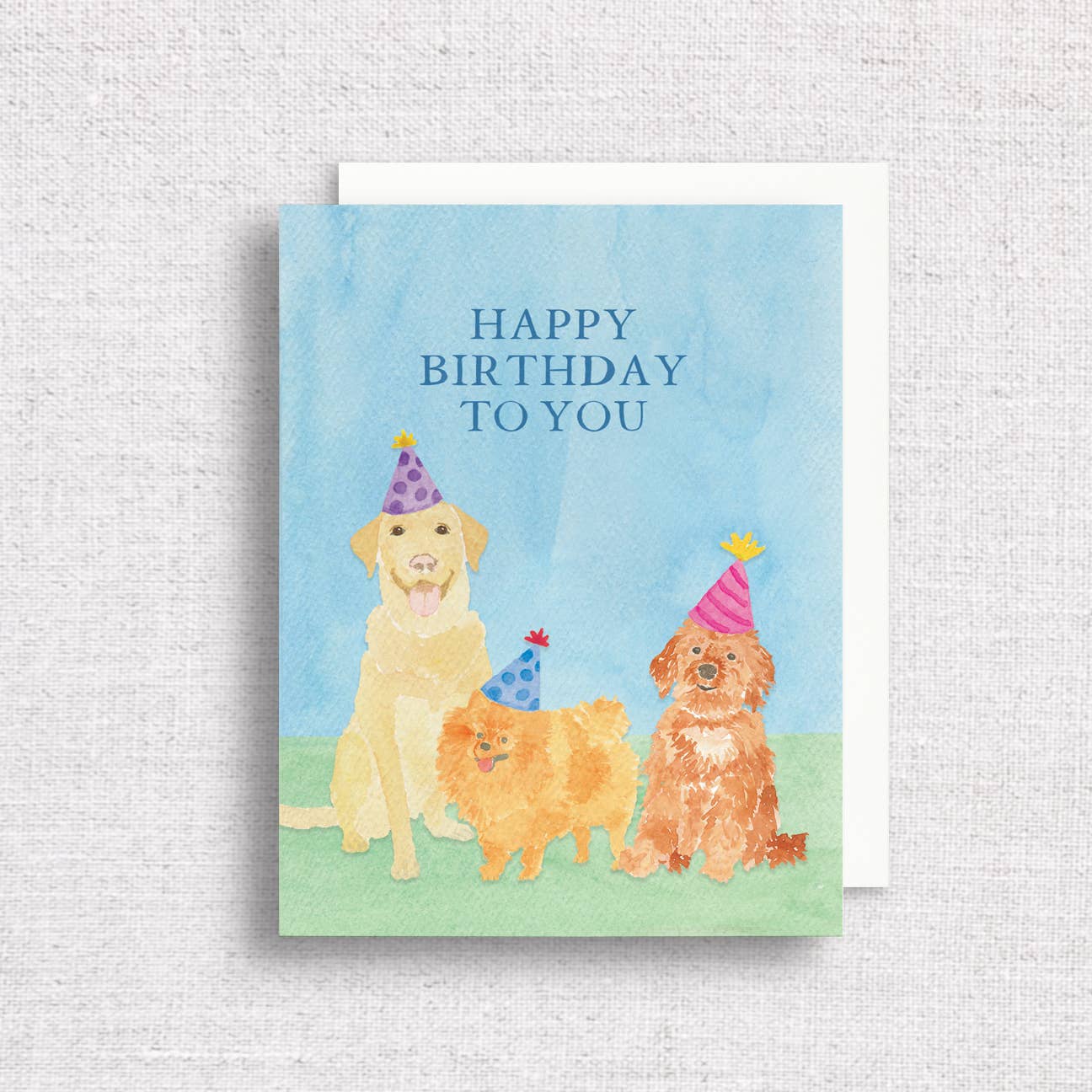 Cute Dogs Kid's Birthday Card