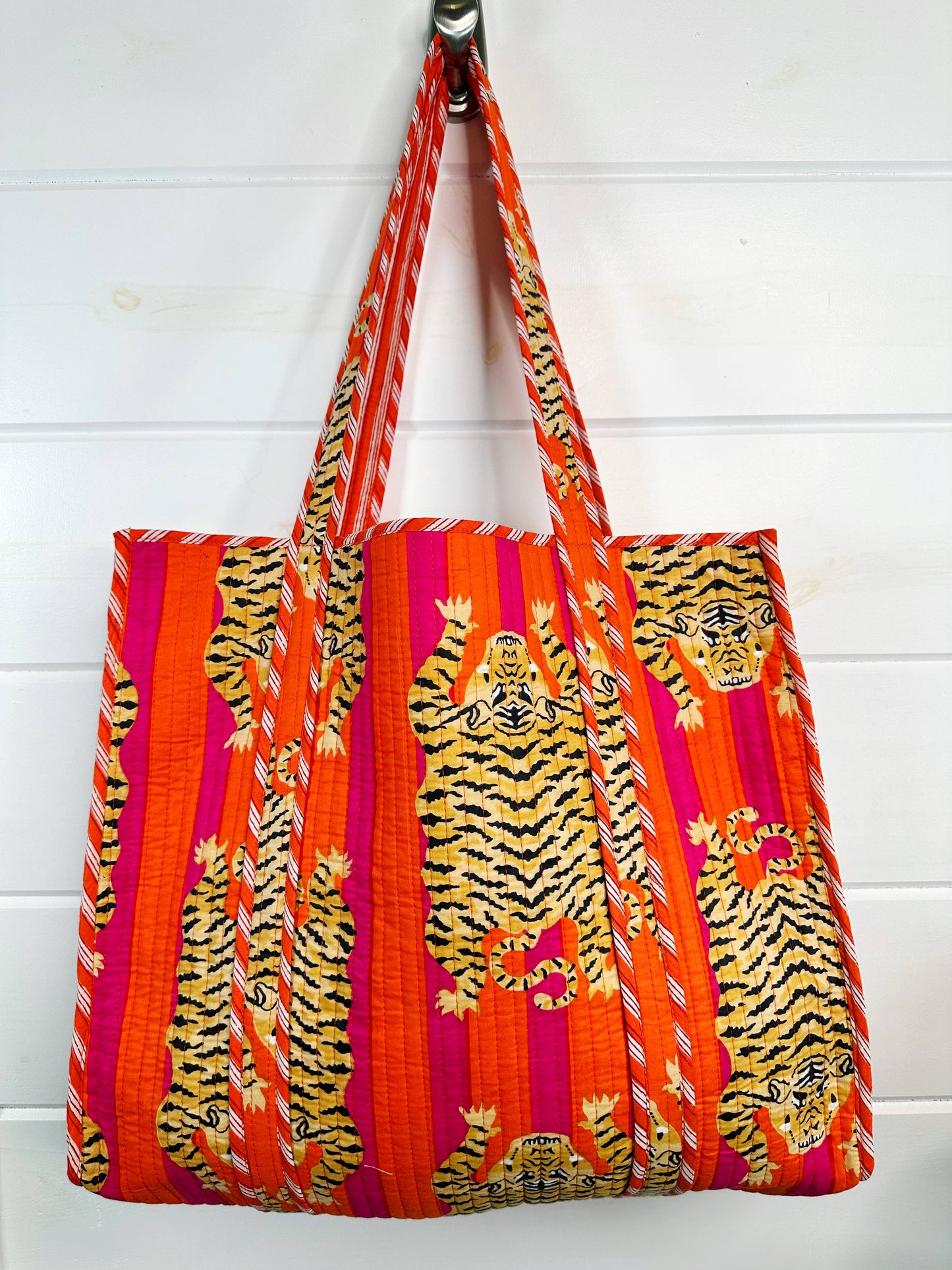 Orange Tiger Tote