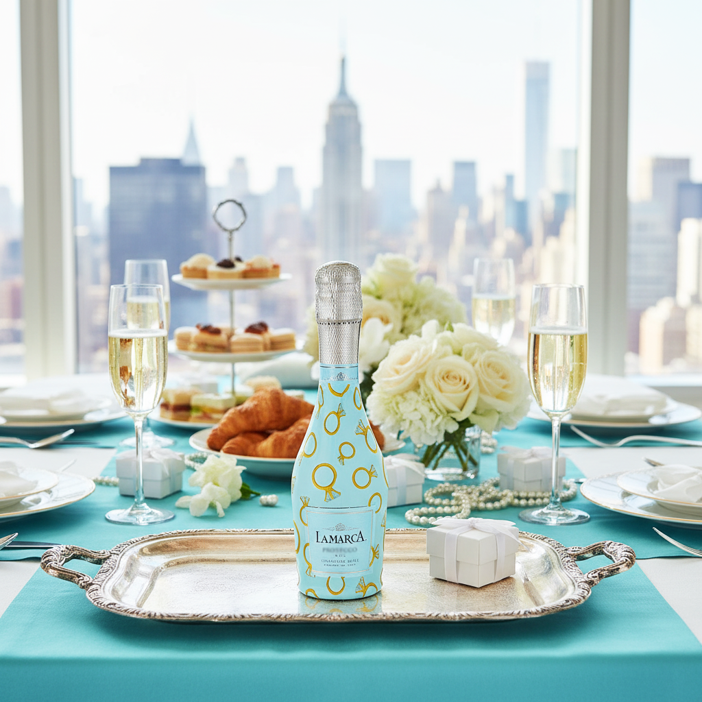 Blue Engagement Ring - 6 PK- MINI Prosecco