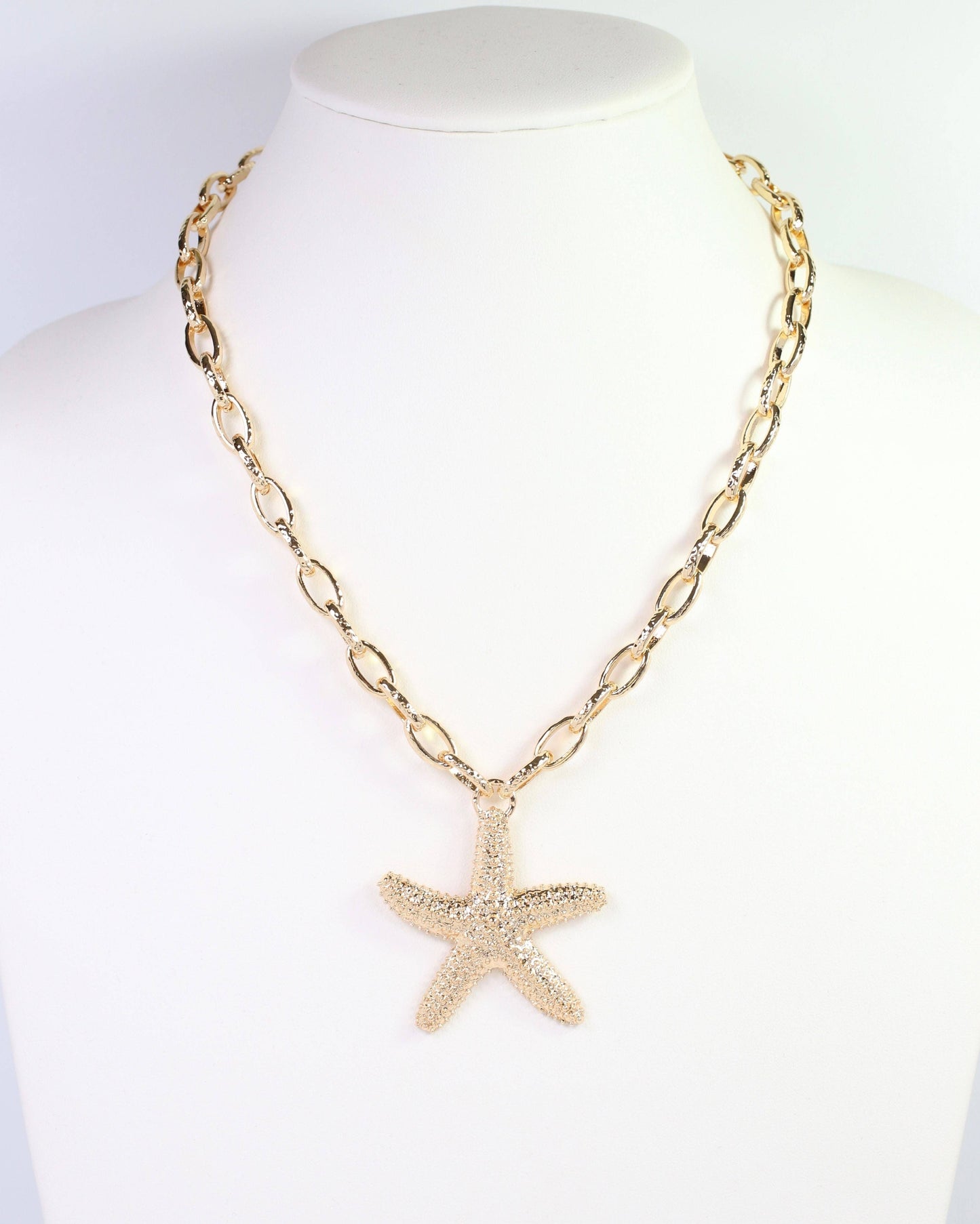 Parma Starfish Link Necklace Gold