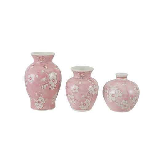 Cherry Blossom Stoneware Vase