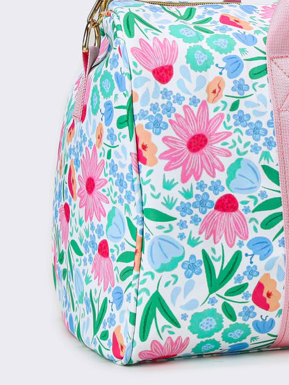 Spring Floral Duffel Bag