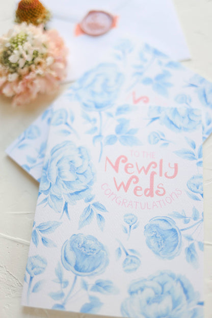 Congratulations to the newlyweds Greeting Card