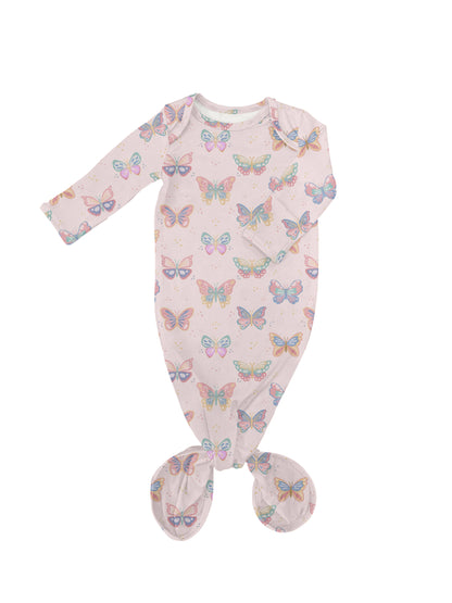 Butterfly Bliss - Knotted Infant Gown