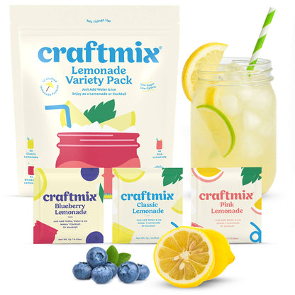 Lemonade Variety Pack Cocktail Mixers -12 Serving Multipack