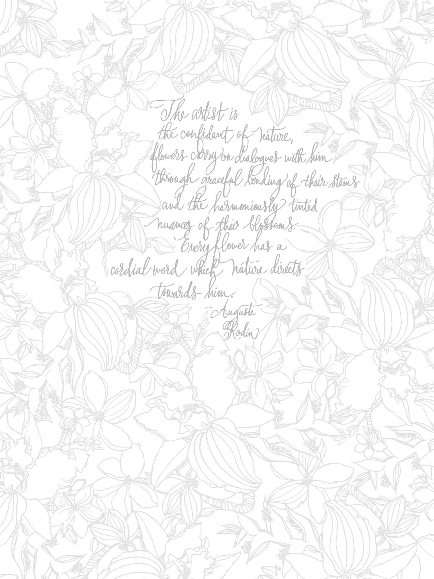 Painterly Days: The Flower Watercoloring Book