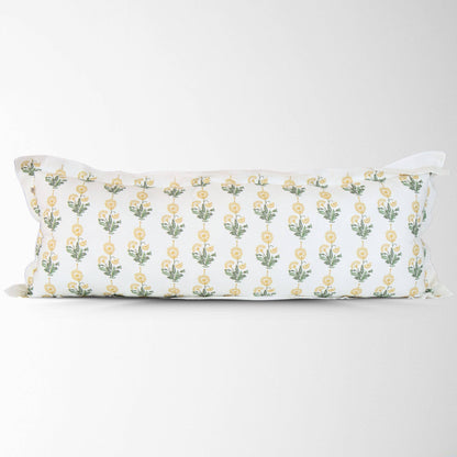 Amalthea Gold Linen Lumbar Pillow
