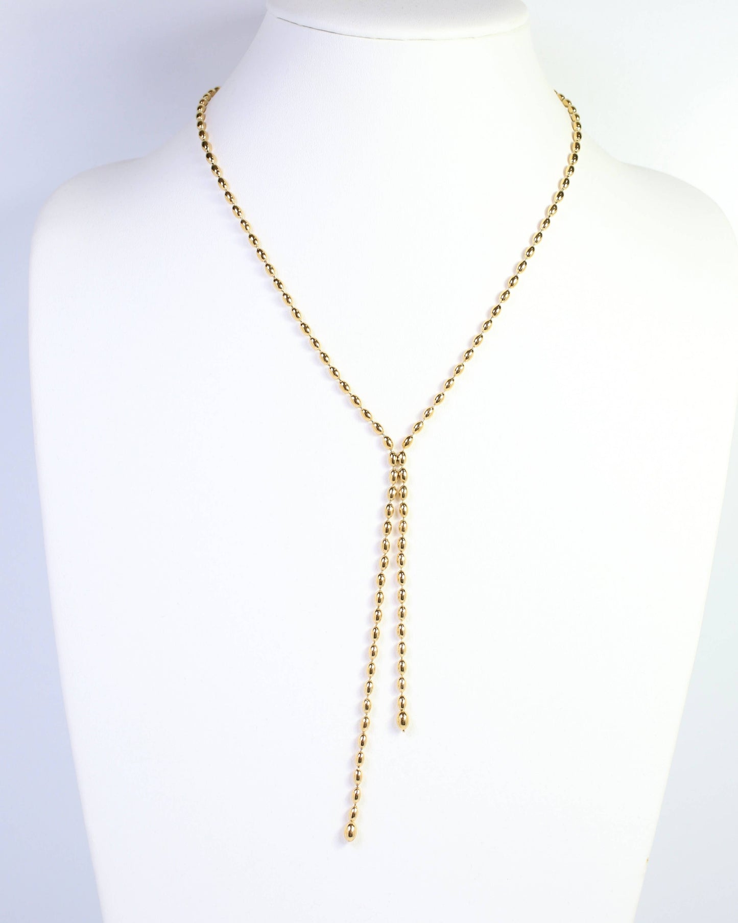 Dalary Chain Lariat Chain Necklace WP Gold