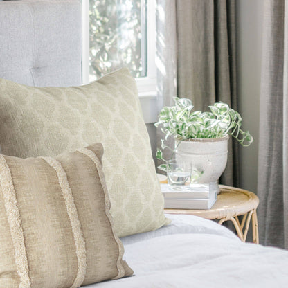 Zaylee Shibori Tufted Pillow Cover – Boho Decorative Accent