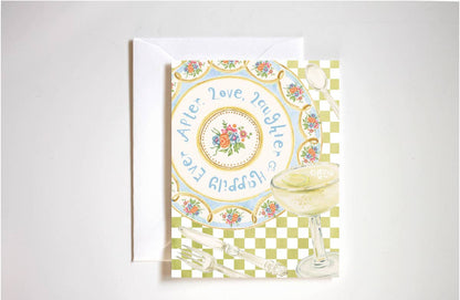 Happily ever after wedding card