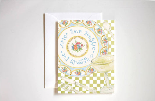 Happily ever after wedding card