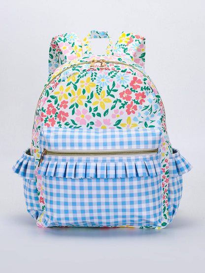 Yellow Flower Ruffle Backpack