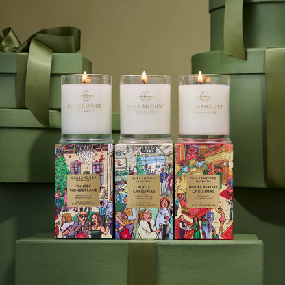 Mini Christmas Candle Trio