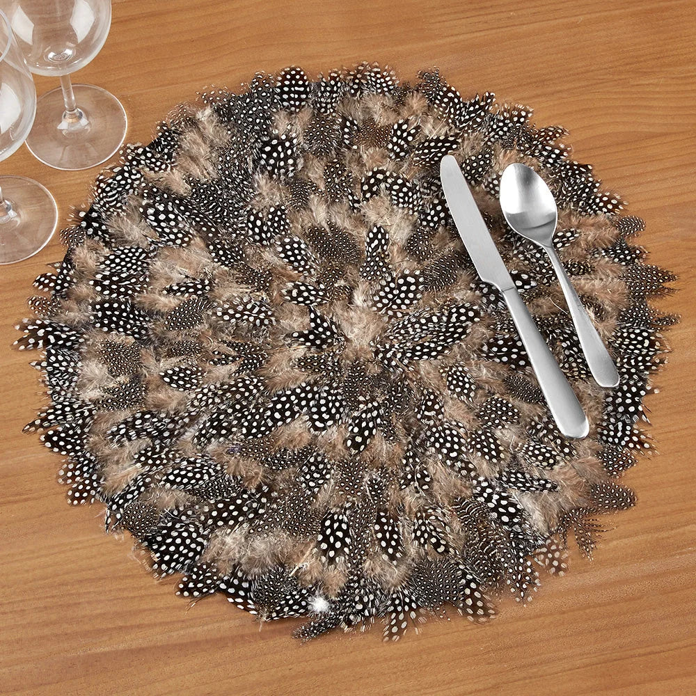 Guinea Feather Placemats