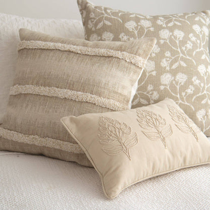 Zaylee Shibori Tufted Pillow Cover – Boho Decorative Accent