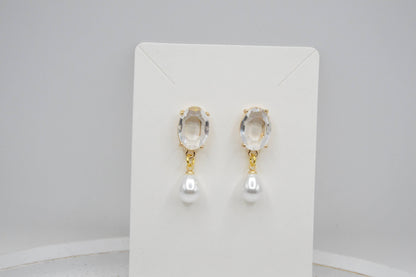 Gem & Pearl Earrings