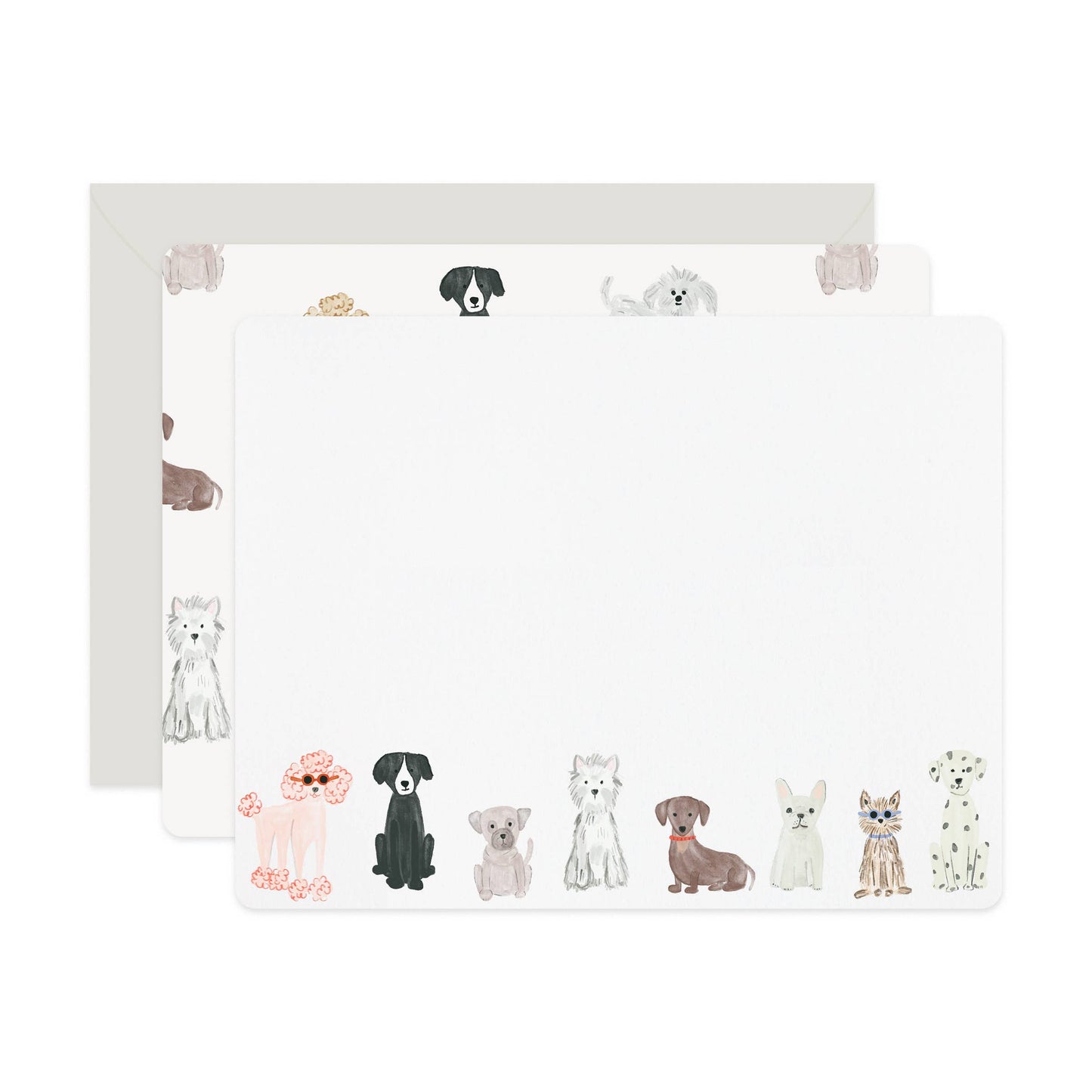 Dogs Flat Notes | Boxed Set of 6