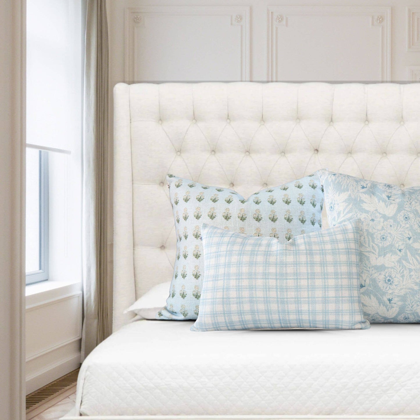 Arabella Sky Blue Pillow