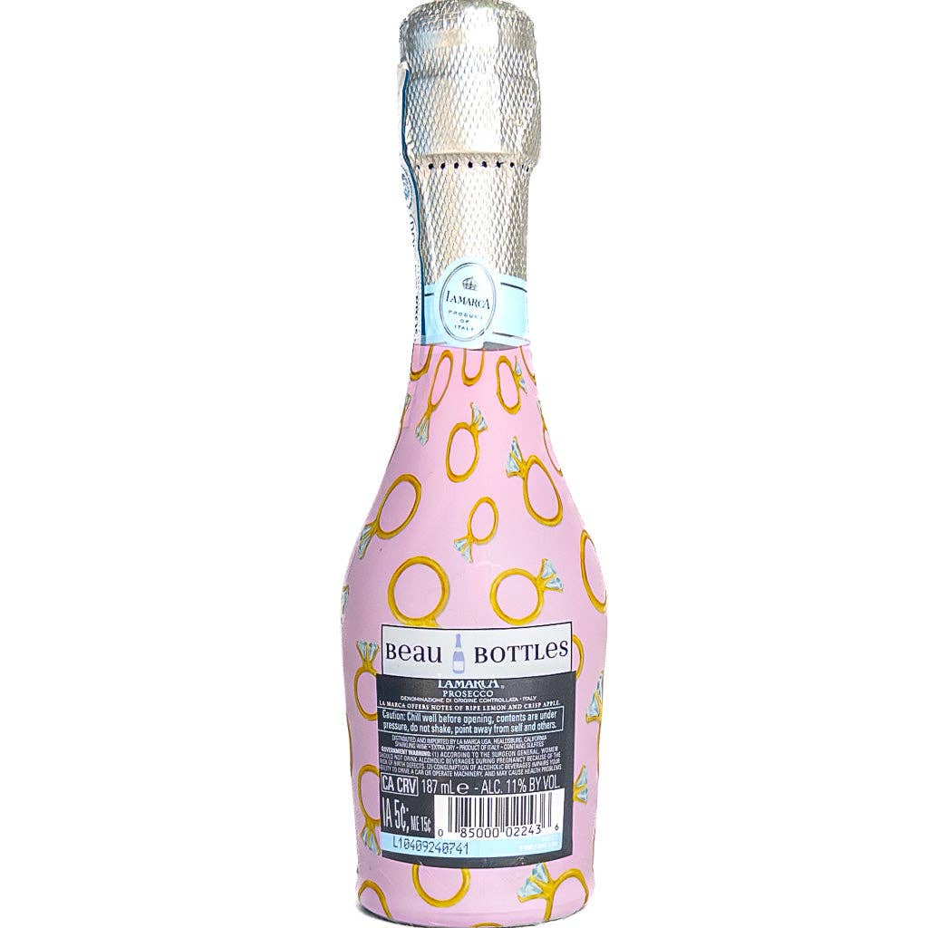 Pink Engagement Ring- 6 PK - MINI Prosecco