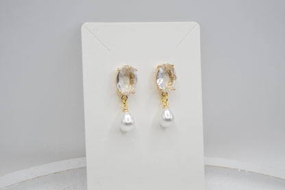 Gem & Pearl Earrings