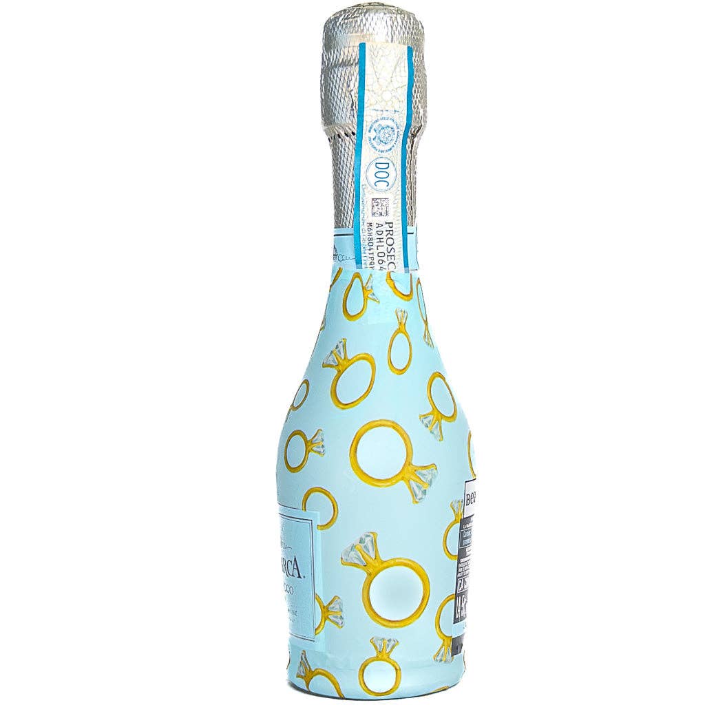 Blue Engagement Ring - 6 PK- MINI Prosecco