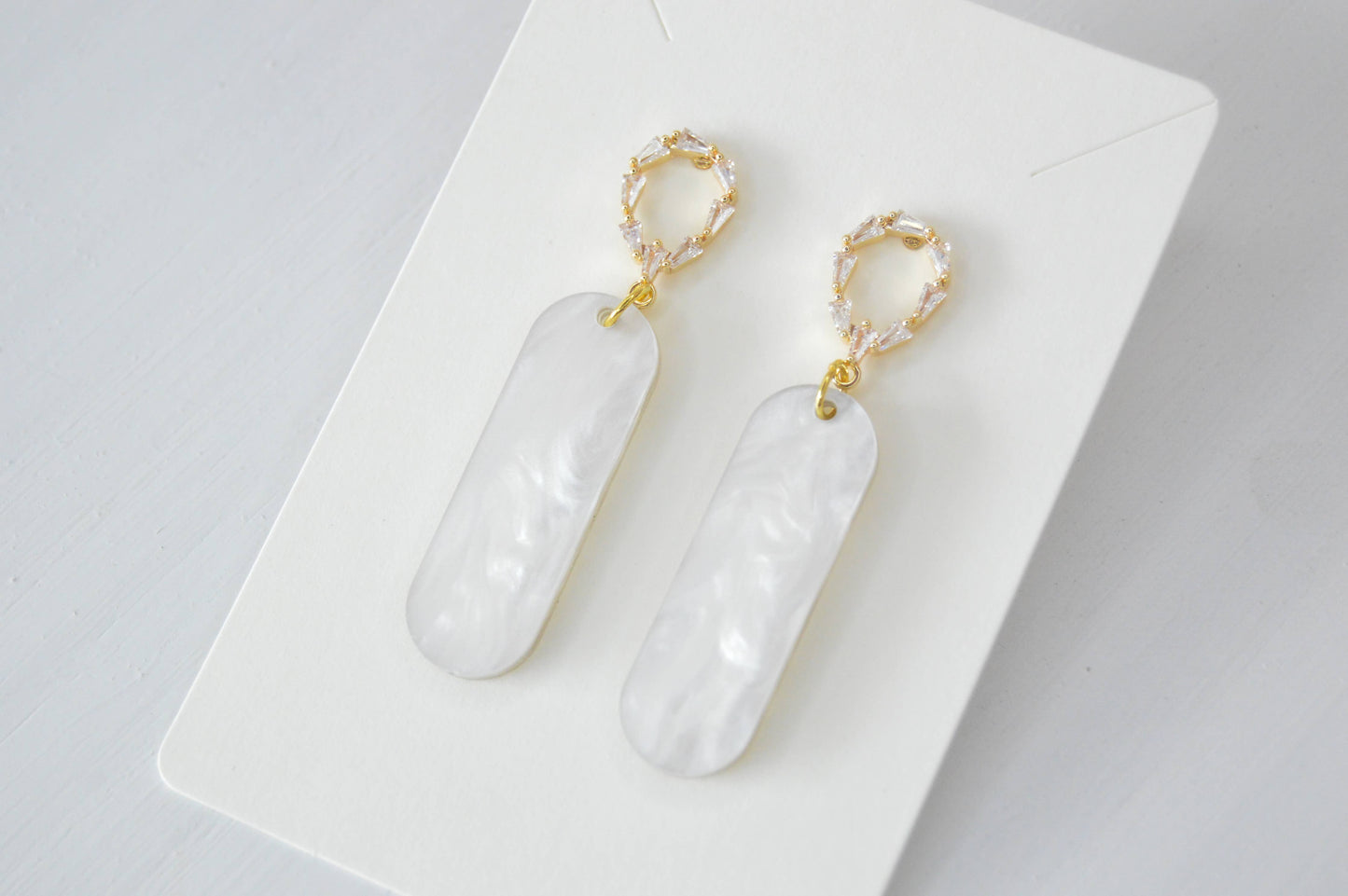 Oval Statement Earrings