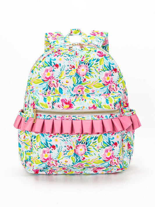 Flower Ruffle Backpack