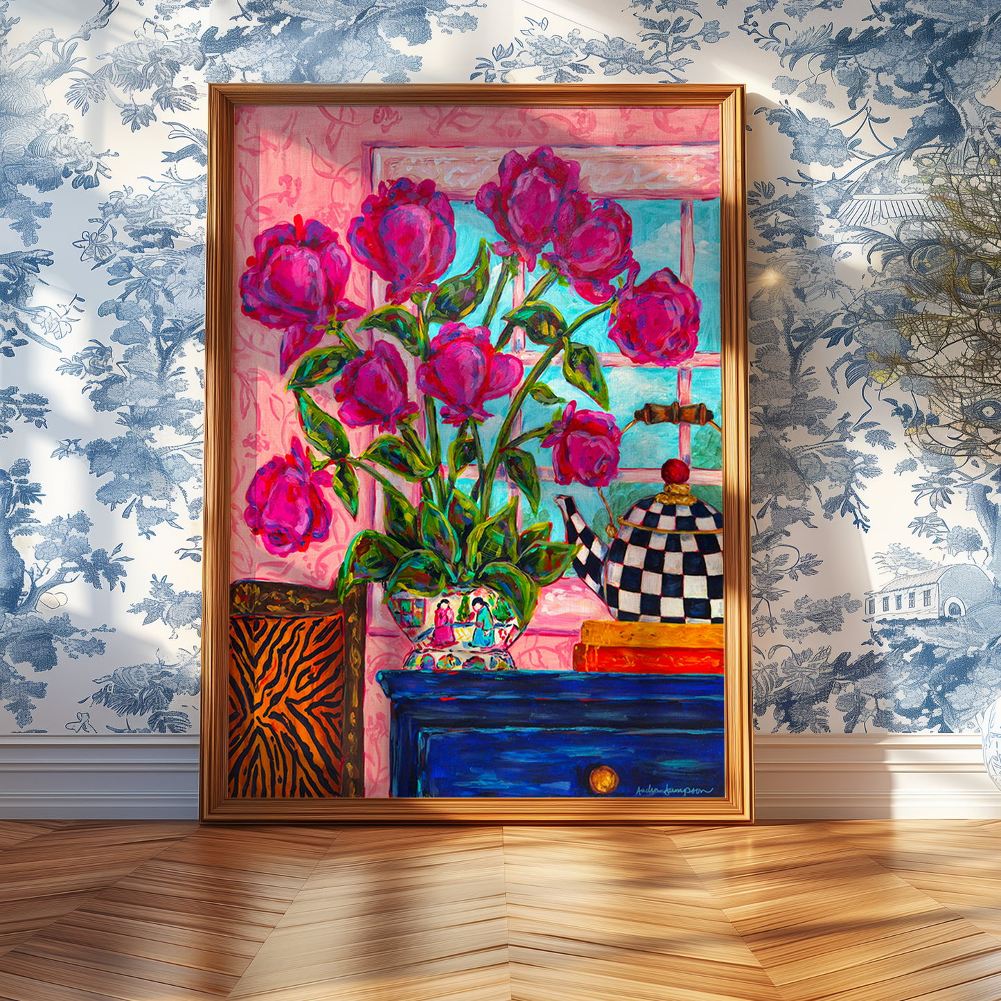 Tulips and Teapot Art