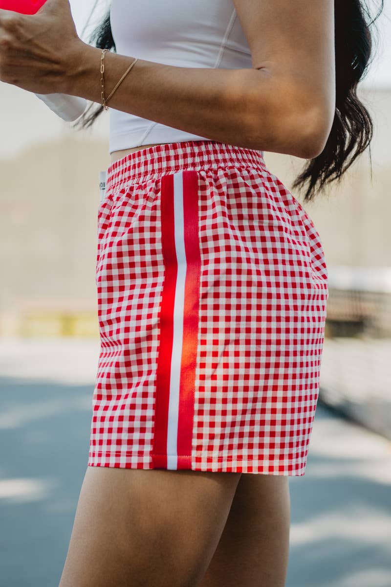 Red Plaid Boxer Short