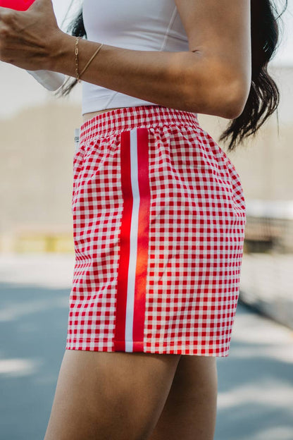 Red Plaid Boxer Short