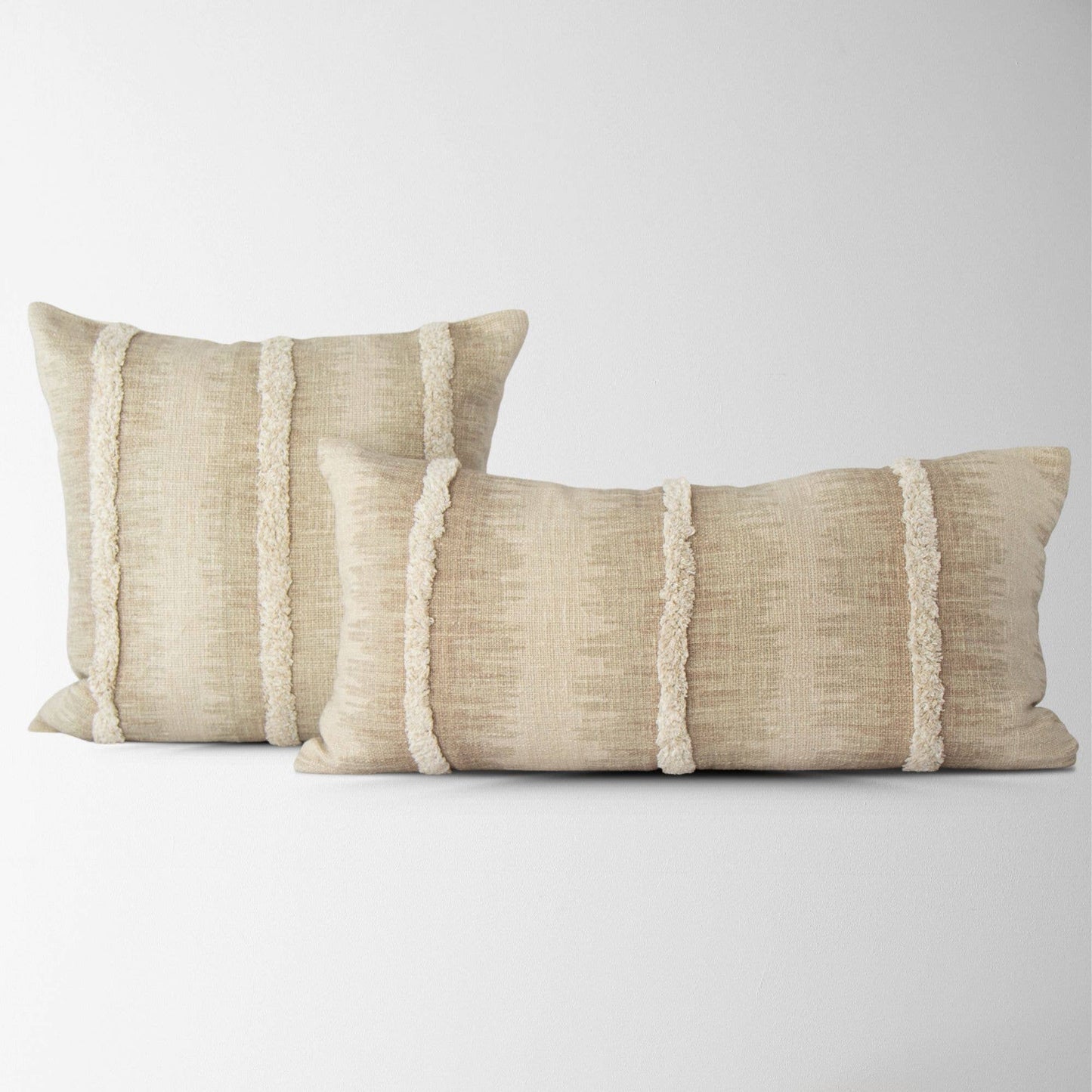 Zaylee Shibori Tufted Pillow Cover – Boho Decorative Accent