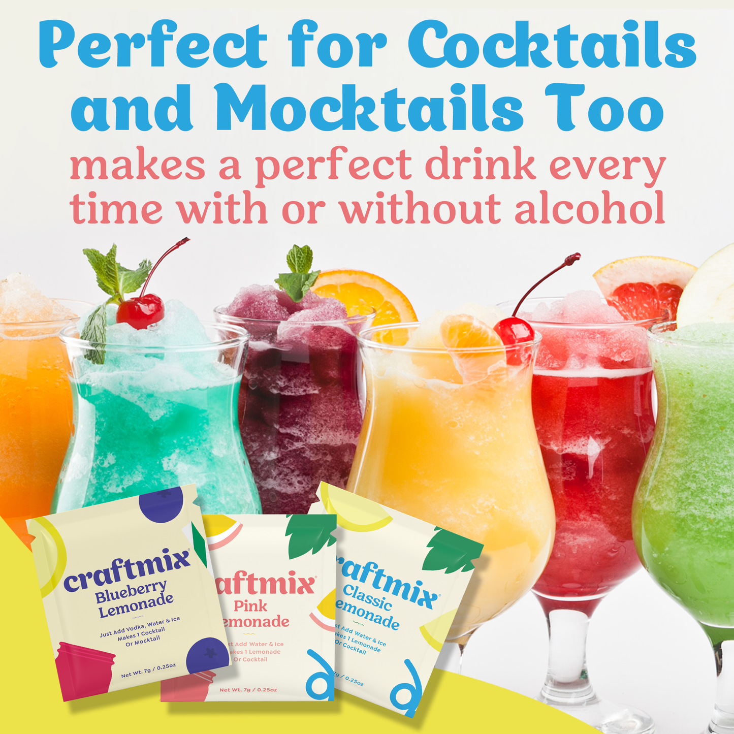 Lemonade Variety Pack Cocktail Mixers -12 Serving Multipack