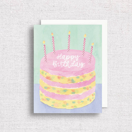 Sprinkle Cake Card